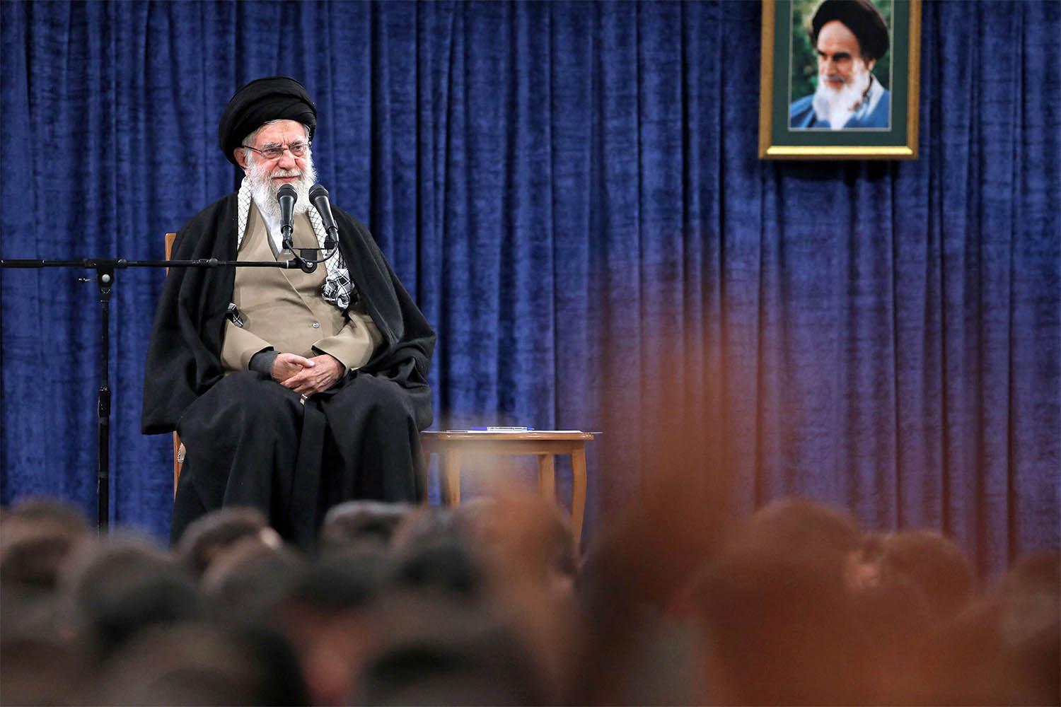 Iran's Supreme Leader Ayatollah Ali Khamenei 