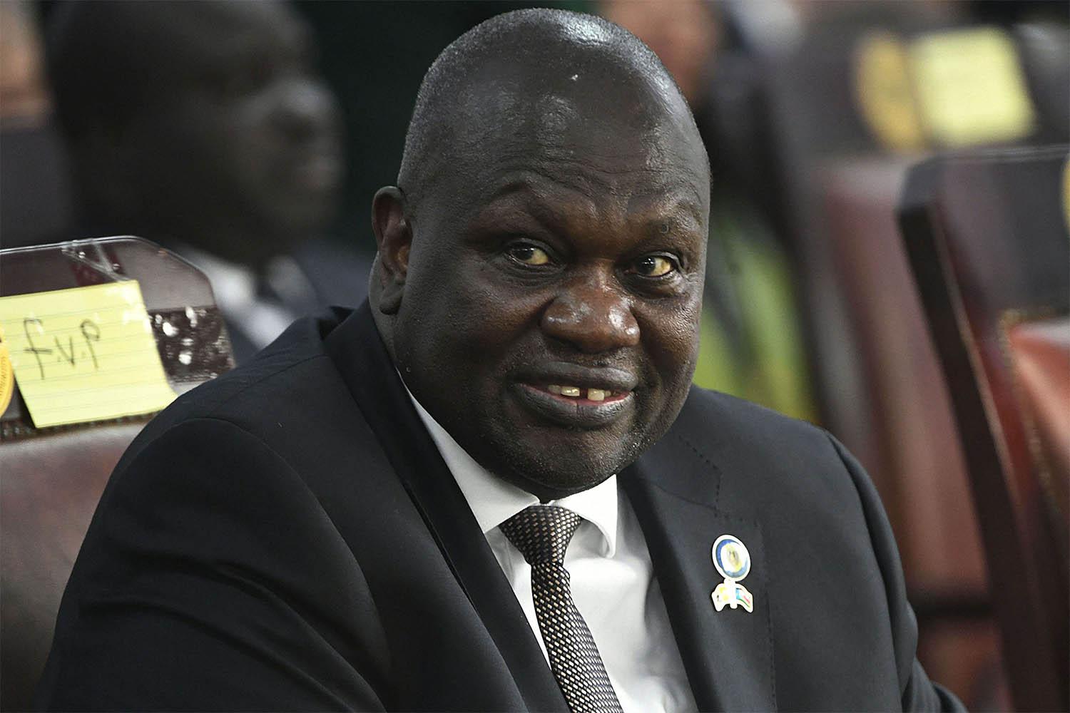 South Sudan's First Vice President Riek Machar