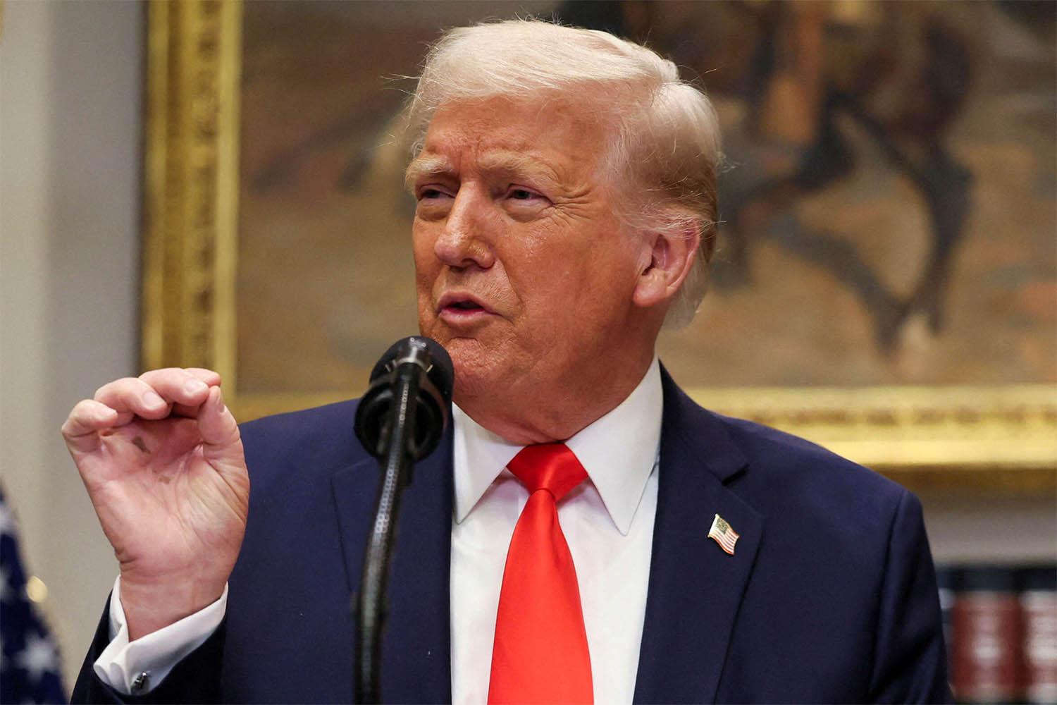 US President Donald Trump