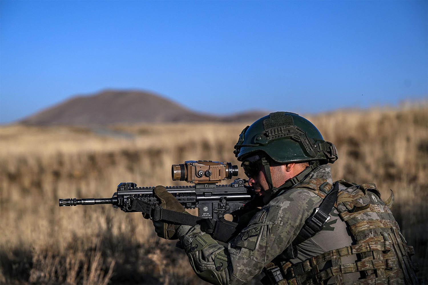 Turkey views the SDF, which controls much of northeast Syria, as a terrorist group linked with PKK