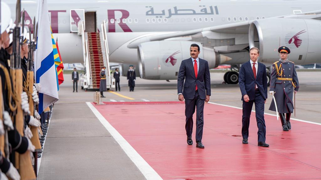 أمير قطر سيناقش ابرام العديد من الاتفاقيات مع الجانب الروسي