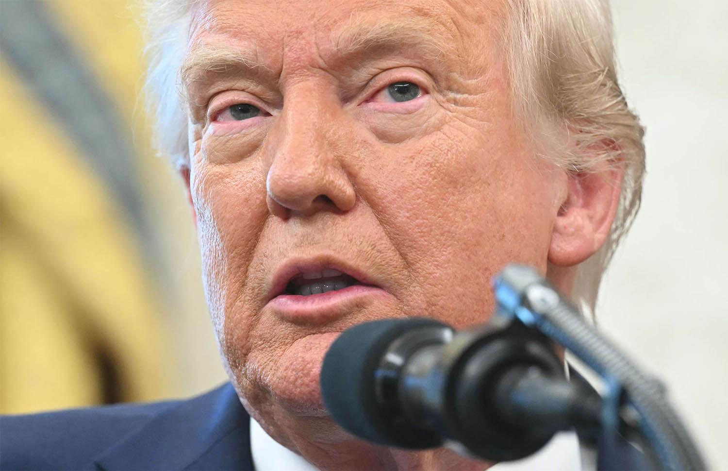 US President Donald Trump