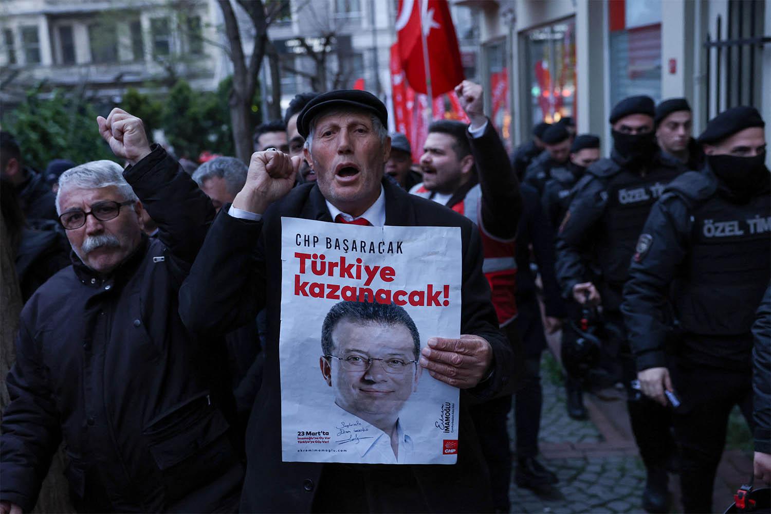 Protests against the arrest of Imamoglu continue