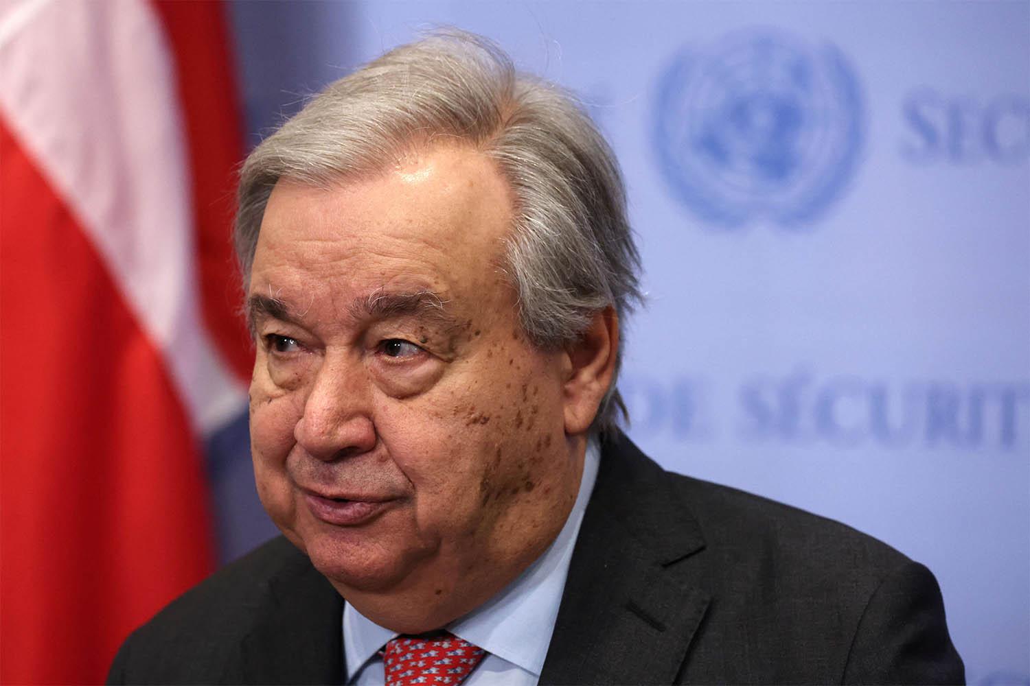 UN Secretary General Antonio Guterres 