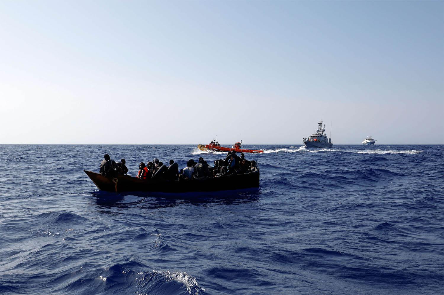 Migrants' boat