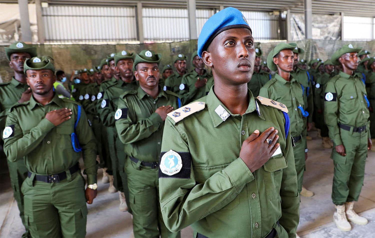 Somalia's special police forces