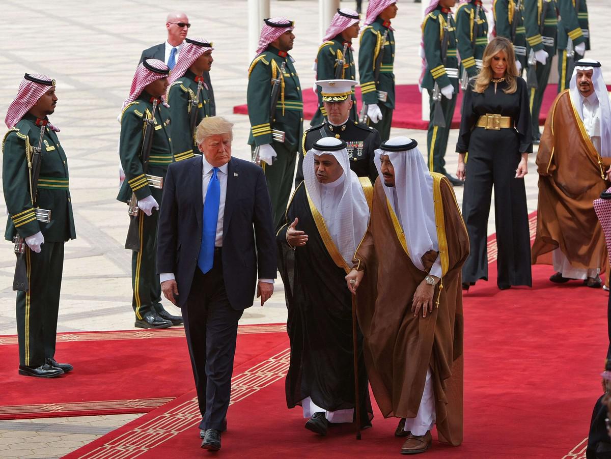 ترامب سيحظى بترحيب حار ومراسم احتفالية لدى وصوله إلى السعودية 