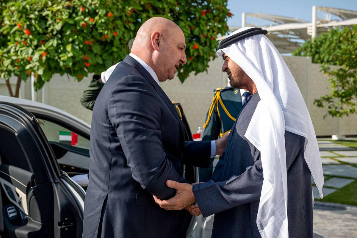 الشيخ محمد بن زايد رئيس دولة الإمارات يستقبل الرئيس اللبناني جوزيف عون
