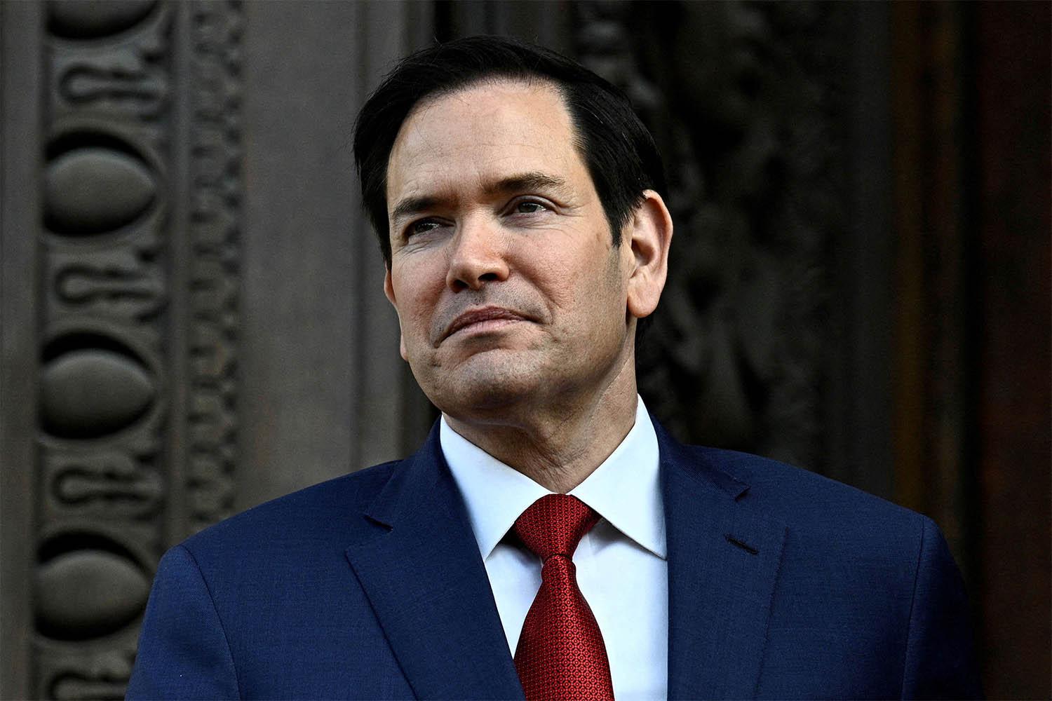 US Secretary of State Marco Rubio 