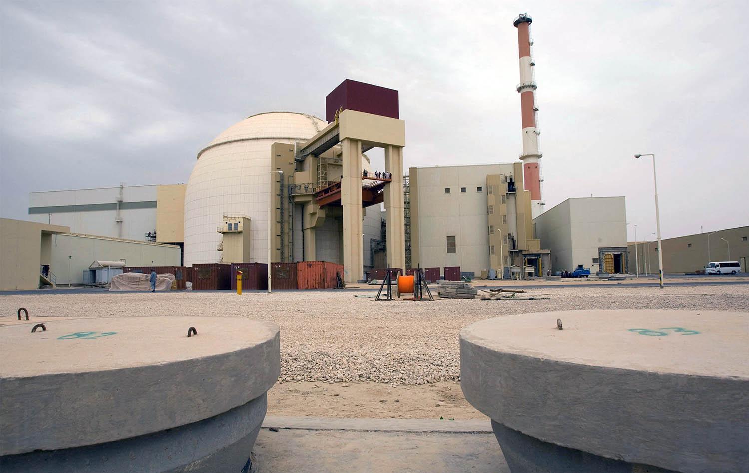 A view of the reactor at Iran's nuclear power plant in Bushehr