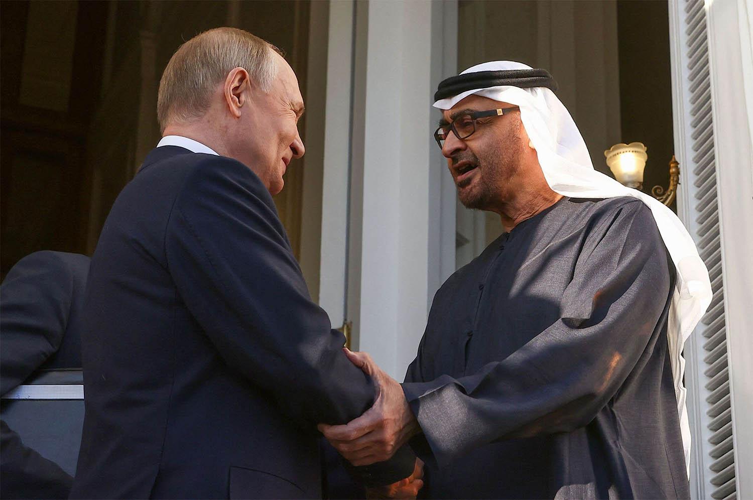 Strong ties between the UAE and Russia
