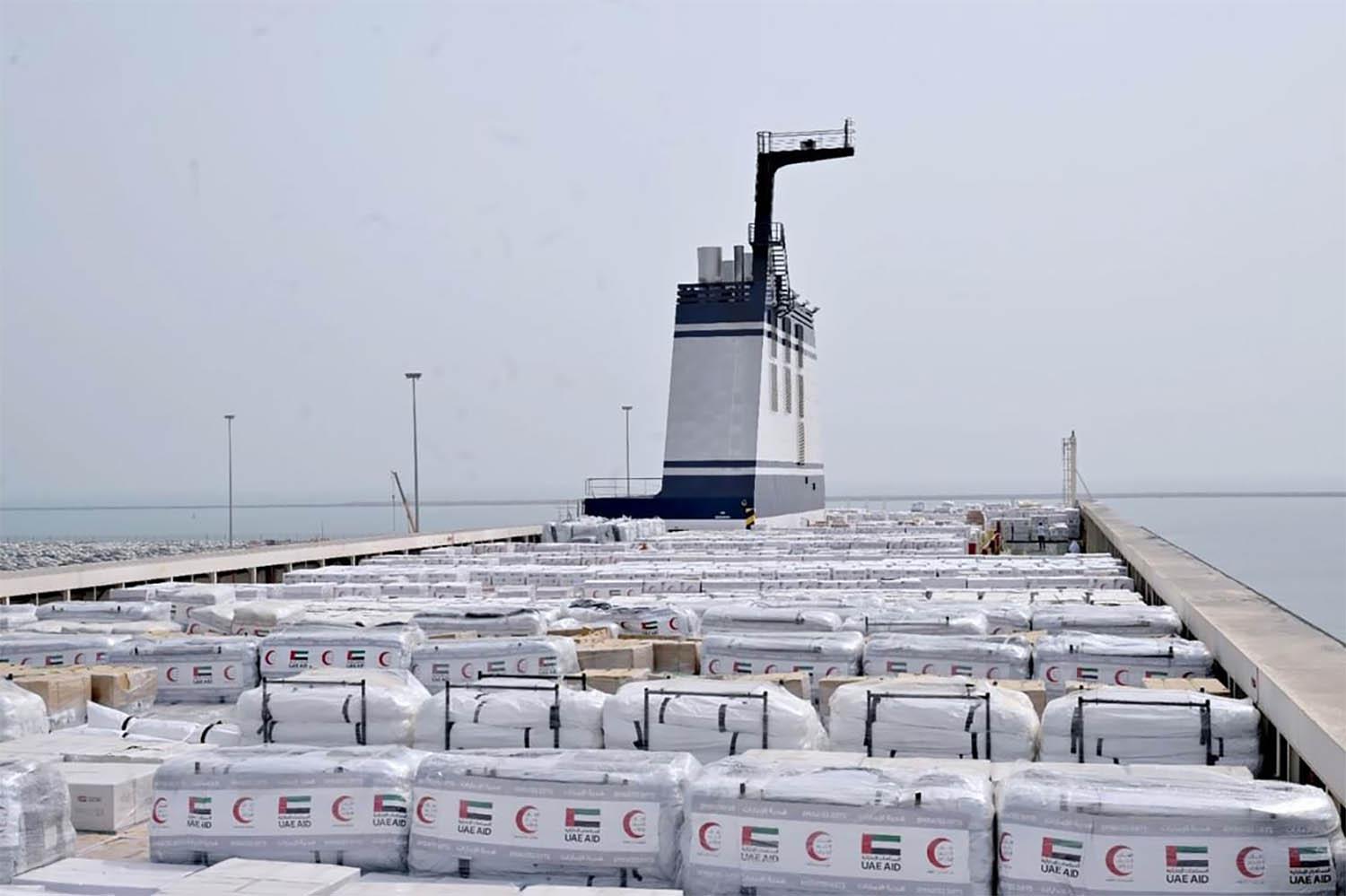 The UAE's humanitarian aid to Gaza continues