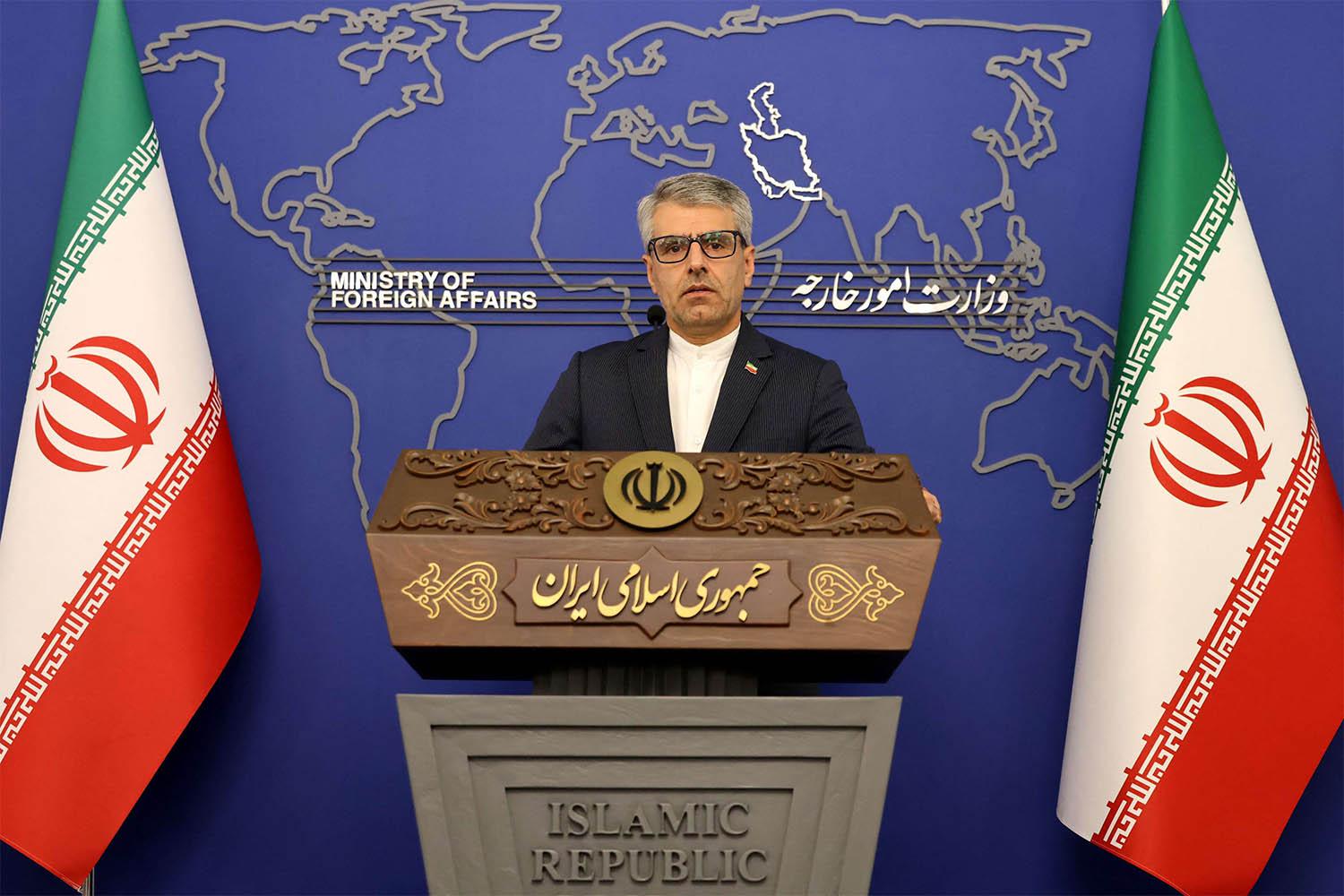 Iran's Foreign Ministry spokesperson Esmaeil Baghaei