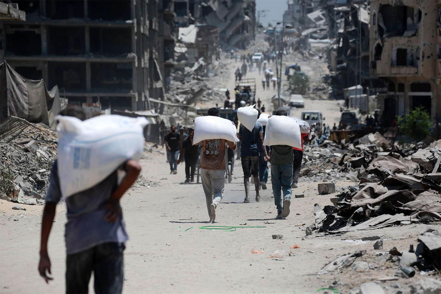 A perilous journey to get a bag of flour