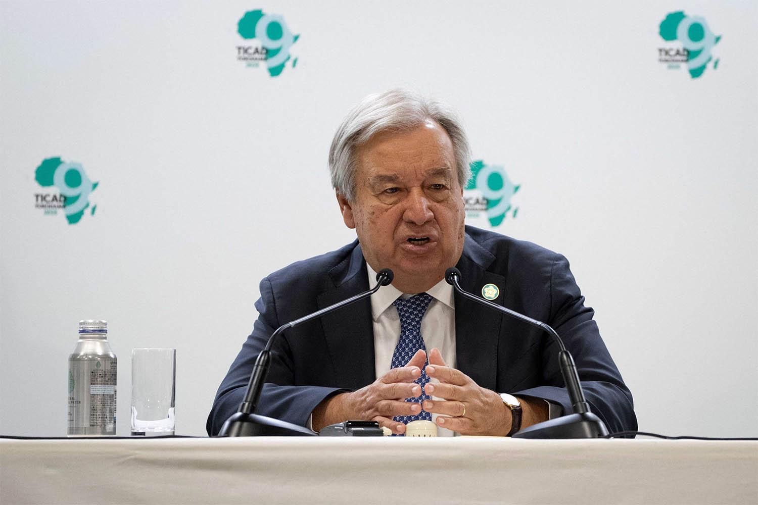 Guterres urged Israel to reverse a decision to expand "illegal" settlement construction in the West Bank