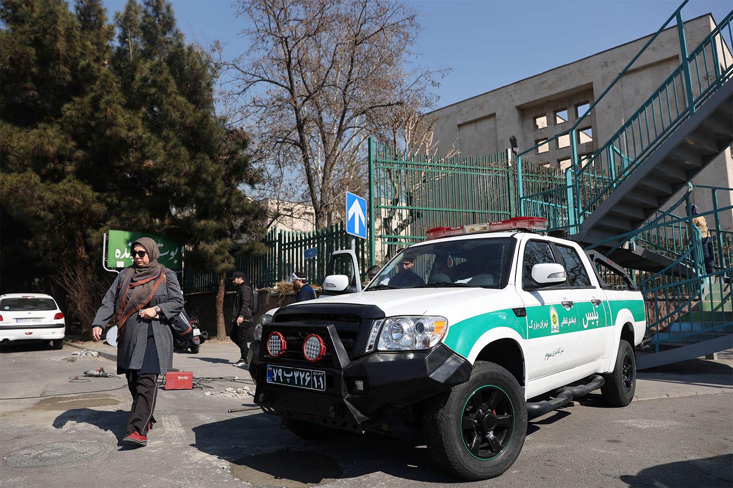 Police in Tehran