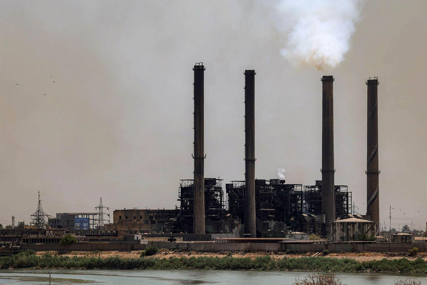 The Dora (Daura) Thermal Power Station in the Dora district in southern Baghdad 