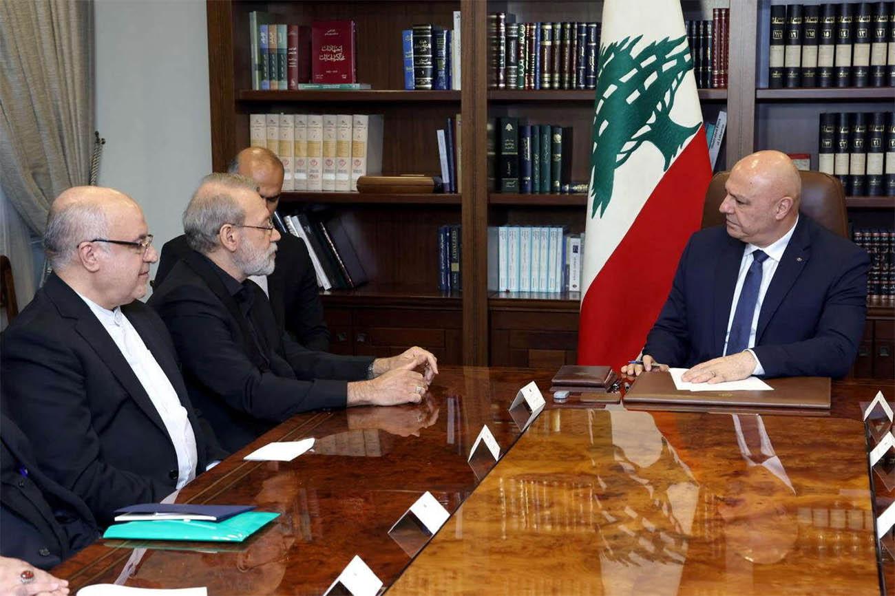 No group in Lebanon is permitted to bear arms or rely on foreign backing