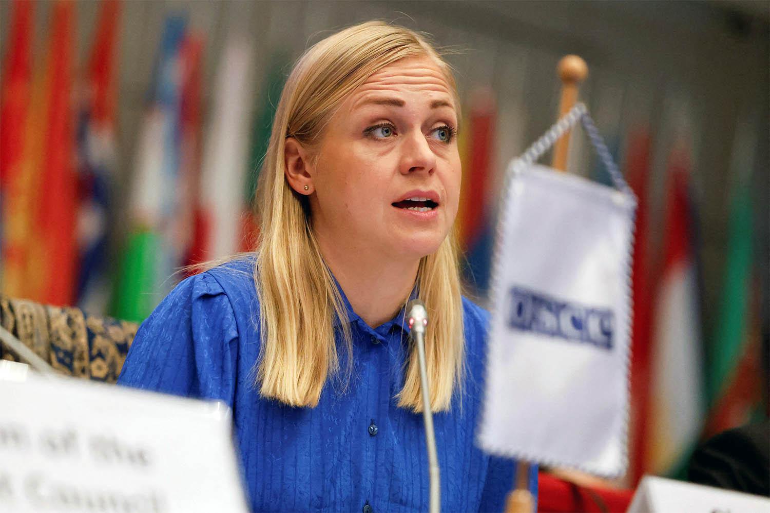 Finland's foreign minister Elina Valtonen 