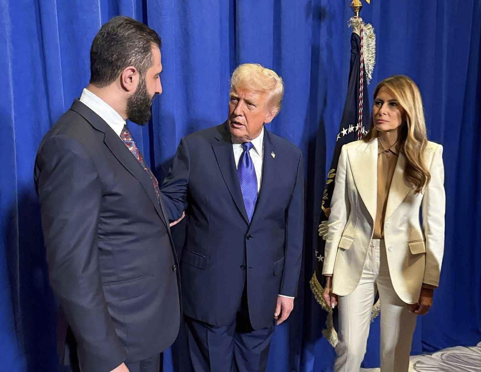 لقاء ثان بين ترامب والشرع بعد لقاء في الرياض