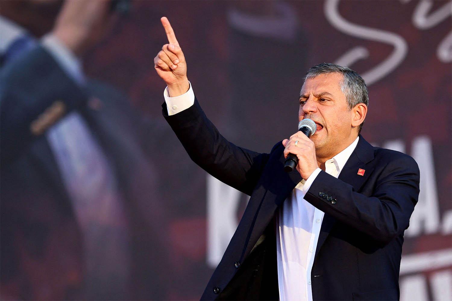 Leader of Turkey's main opposition party, Republican Peoples Party (CHP), Ozgur Ozel,