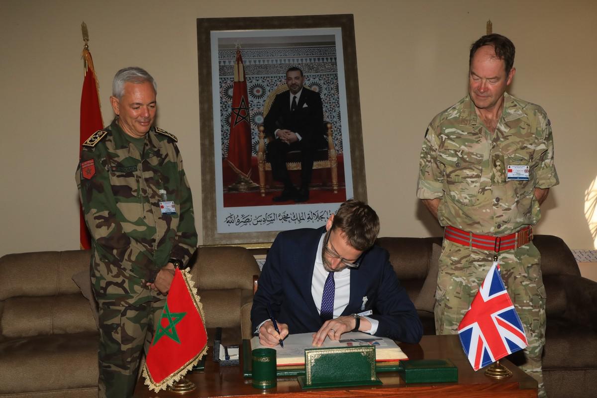 لندن تولي أهمية بالغة لشراكتها العسكرية مع الرباط 