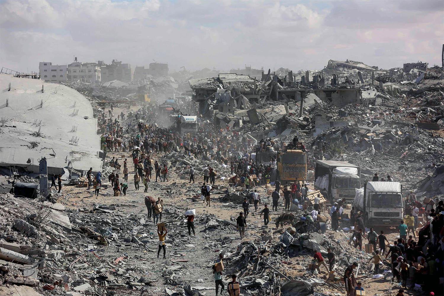 Gaza in ruins
