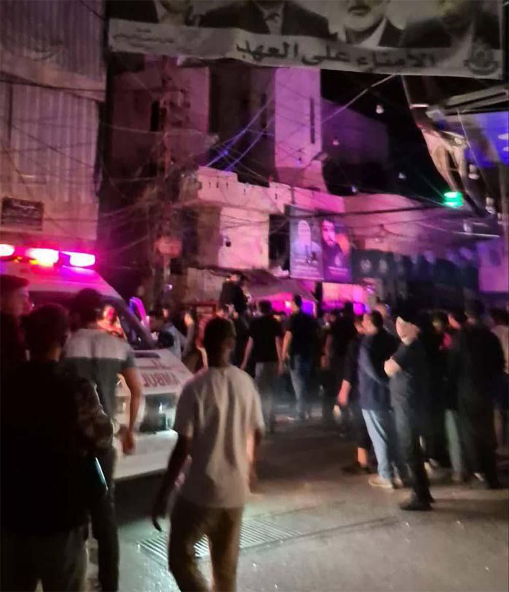 A mosque in Ain al-Hilweh was also targeted
