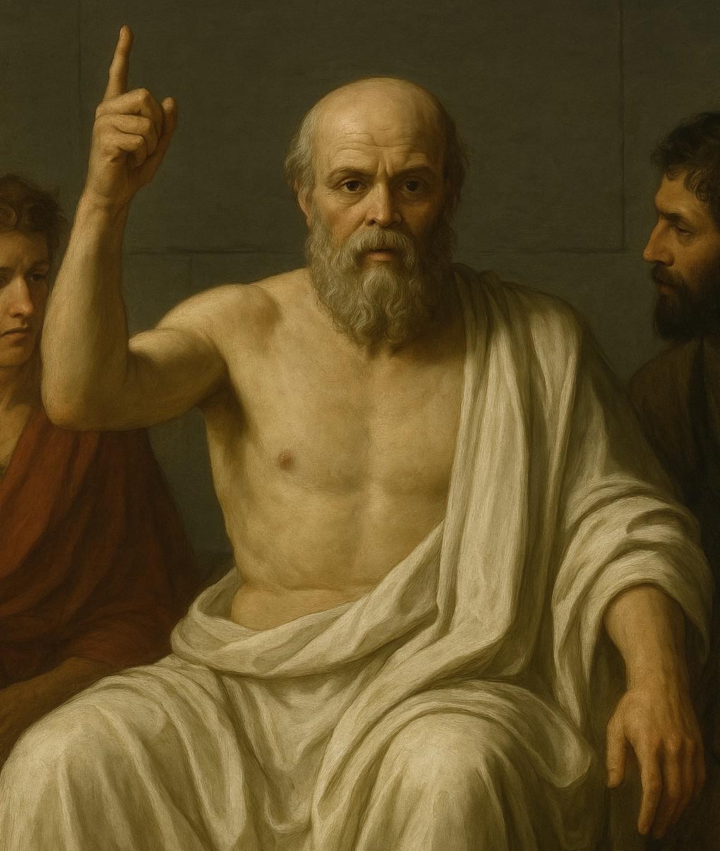  لوحة "موت سقراط" لجاك لوي دافيد