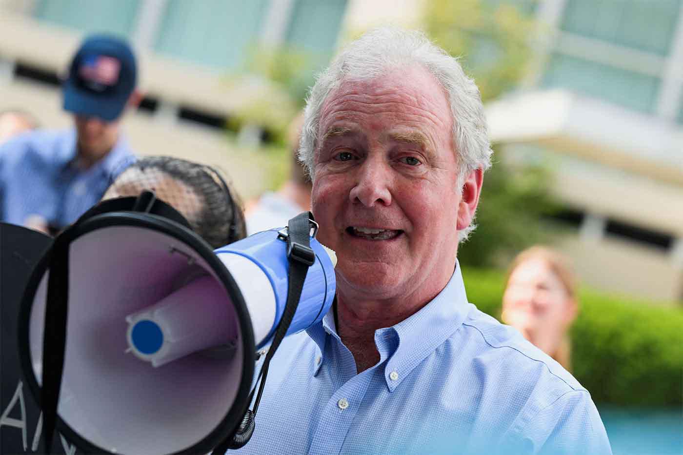 Chris Van Hollen is a vocal opponent of US arms shipments to Israel