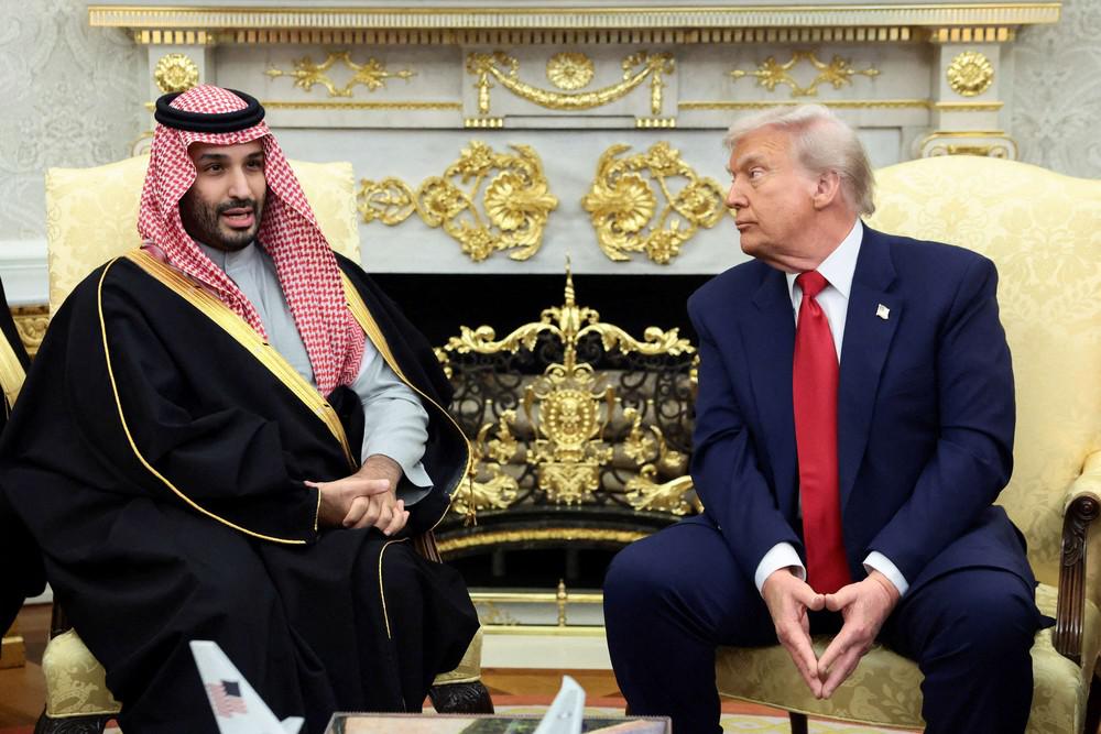 محمد بن سلمان وترامب