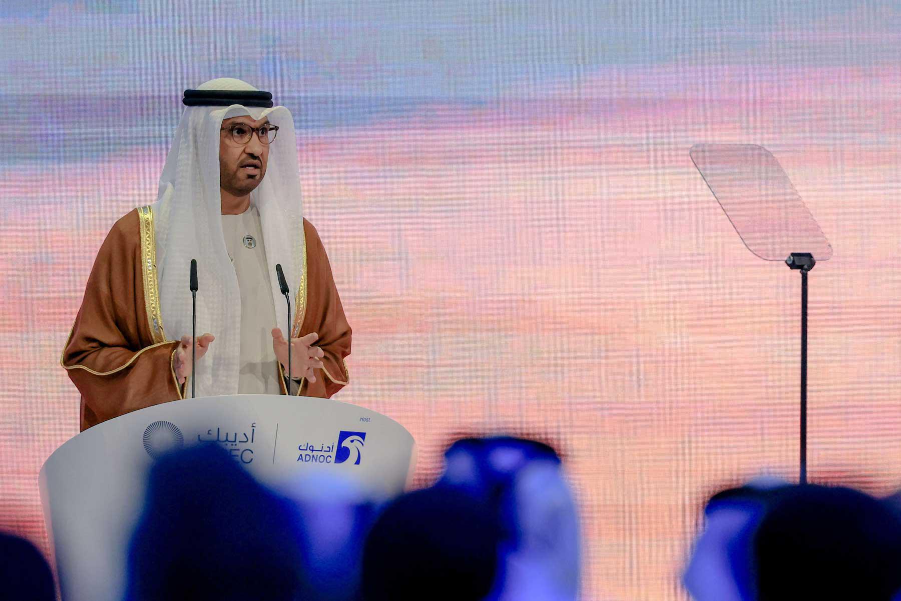 Sultan Al Jaber: Every farm, every factory, every family is paying the price