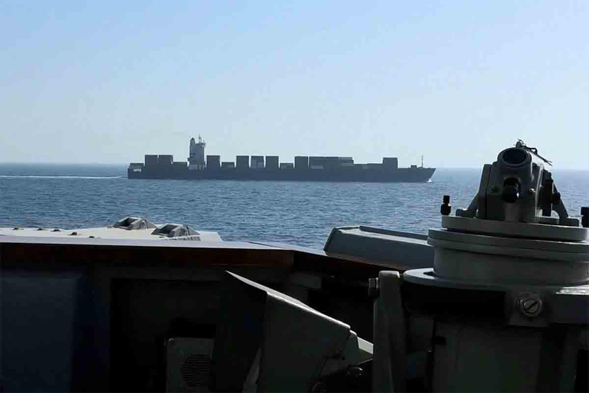 Hegseth said that the US had successfully secured a path through the waterway 