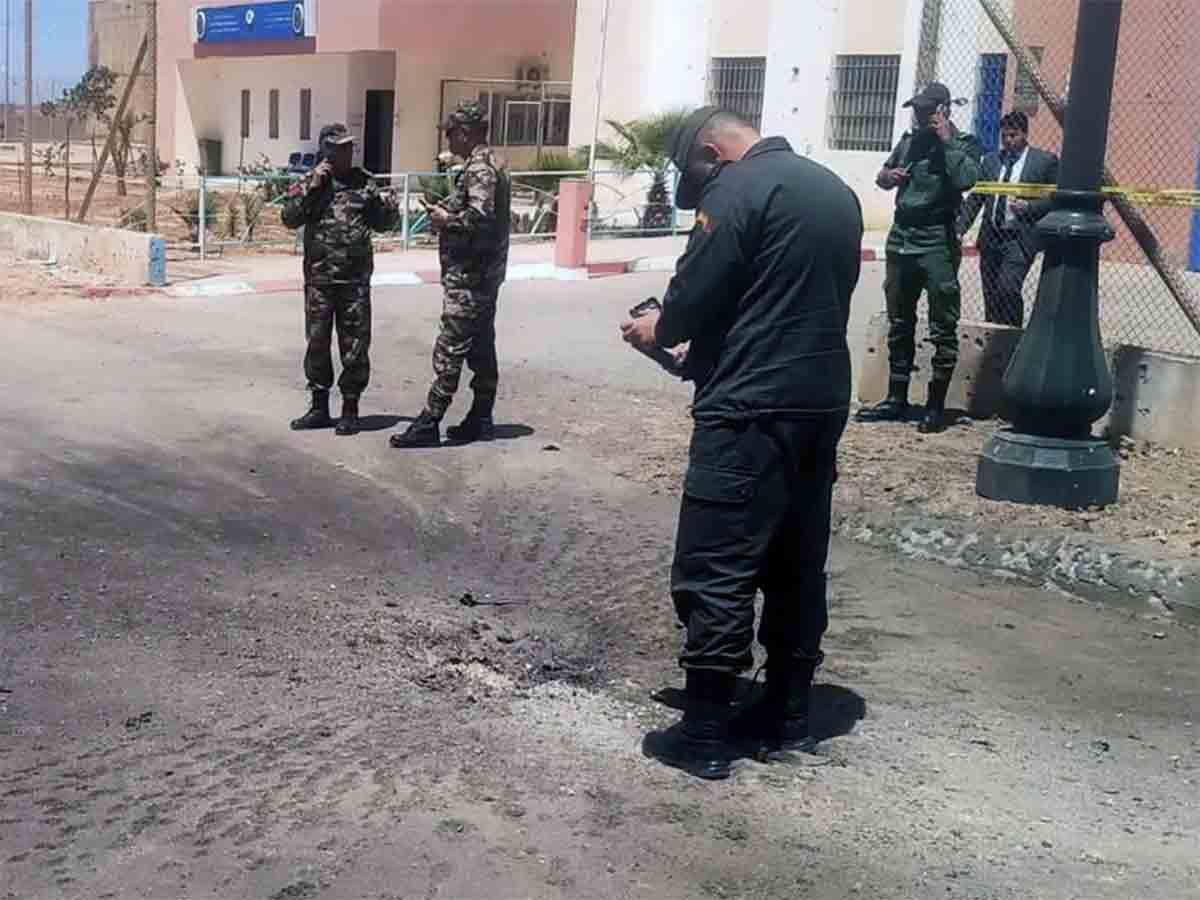 The projectiles landed near civilian areas, without causing any casualties