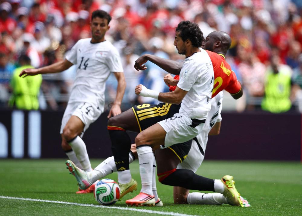 المنتخب المصري والمنتخب البلجيكي