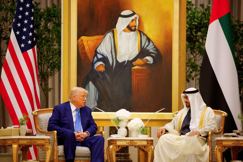 دونالد ترامب والشيخ محمد بن زايد