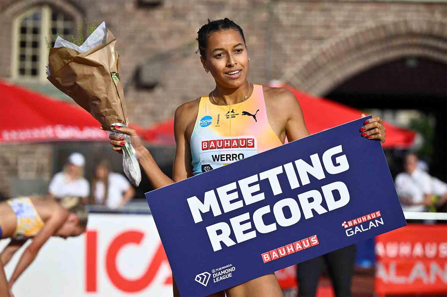 Werro crossed the line in one minute and 53.98 seconds at the meet,