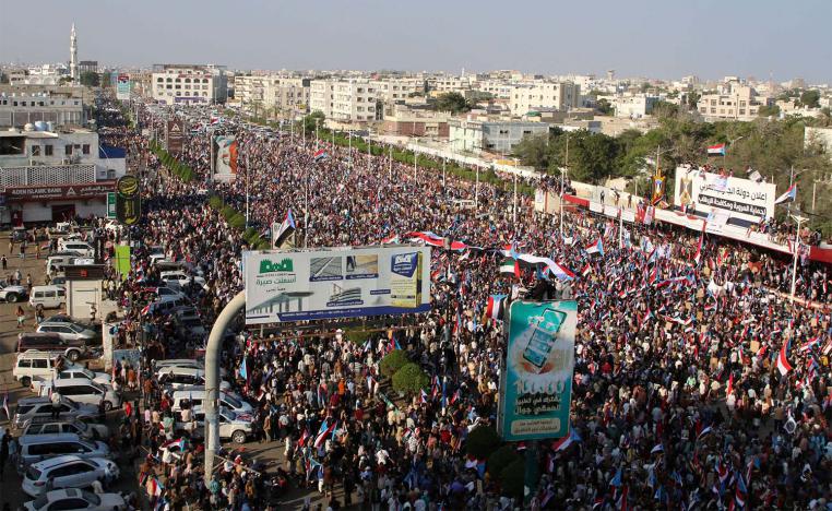 The Saturday rally in Aden showed a huge support for the Southern Transitional Council